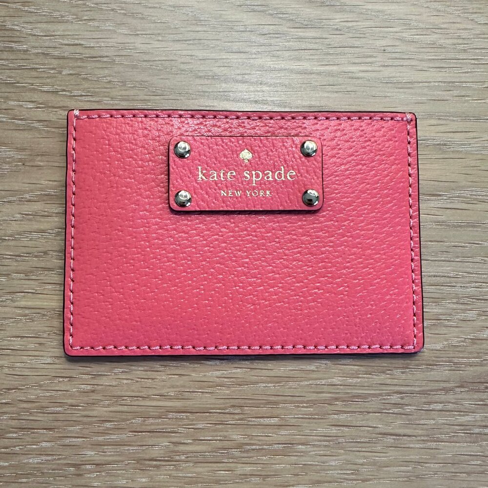 Pink Kate Spade Card Holder Wallet